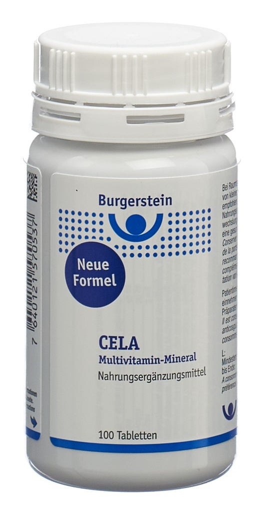 Burgerstein Multivitamin-Mineral CELA 100 Tabletten PICFRONT3D