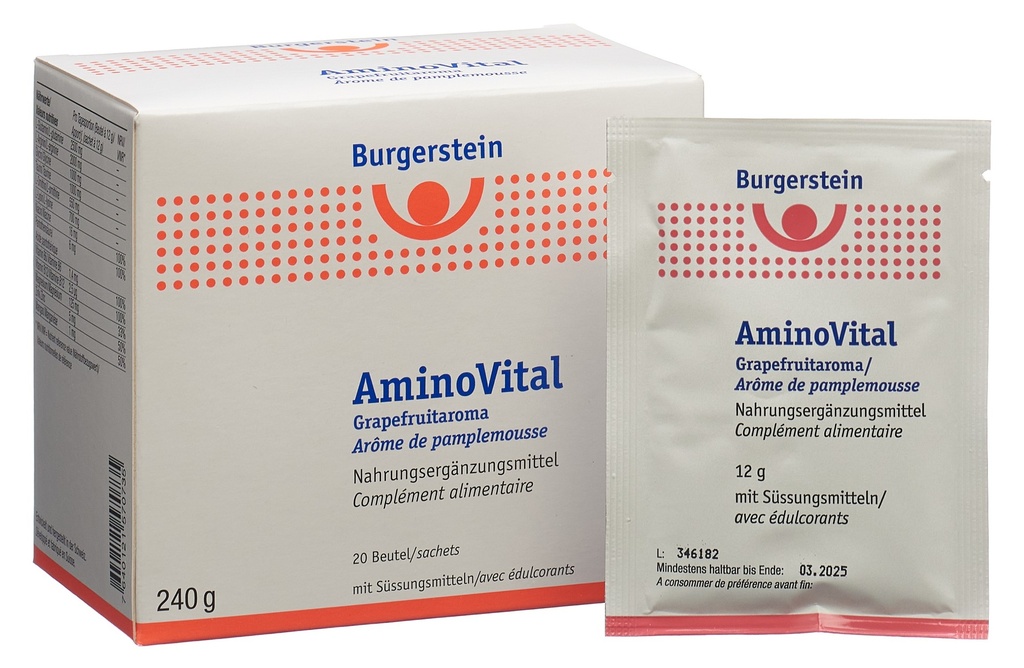 Burgerstein Aminovital 20 Beutel PICFRONT3DPLUS