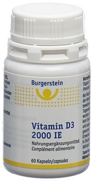 Burgerstein Vitamin D3 2000 IE Kapseln PICFRONT3D