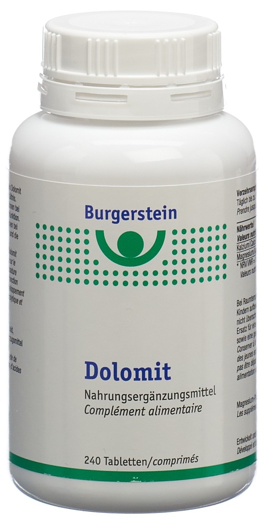 Burgerstein Dolomit 240 Tabletten PICFRONT3D