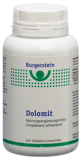 Burgerstein Dolomit 240 Tabletten PICFRONT3D