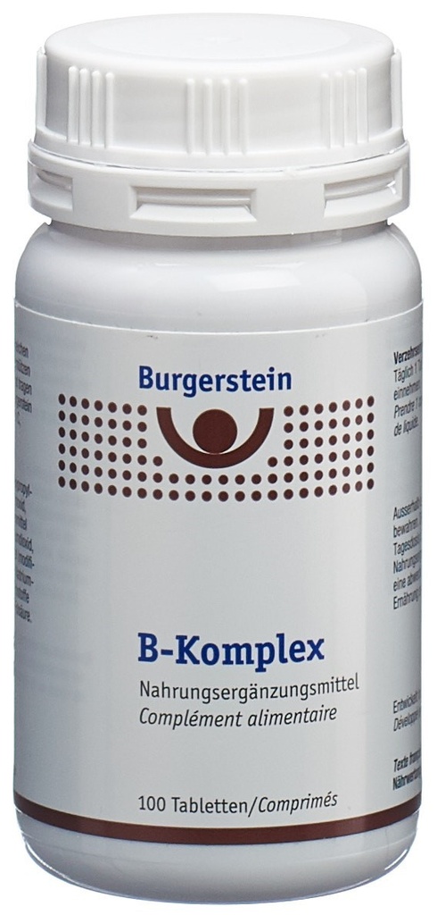 Burgerstein B-Komplex 100 Tabletten PICFRONT3D