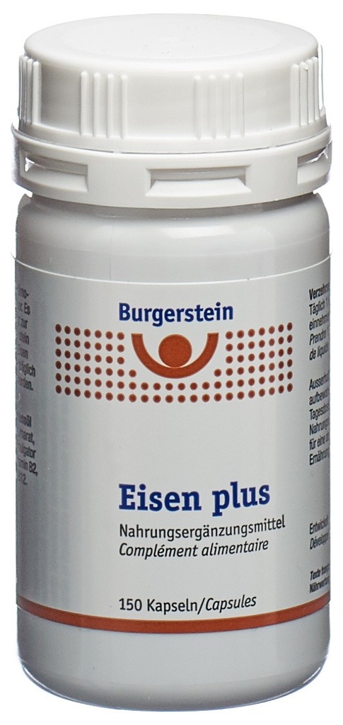 Burgerstein Eisen plus 150 Kapseln PICFRONT3D