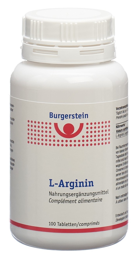 Burgerstein L-Arginin 100 Tabletten PICFRONT3D