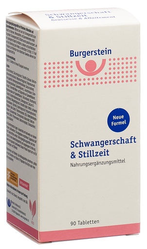 Burgerstein Schwangerschaft & Stillzeit Tabletten PICFRONT3D