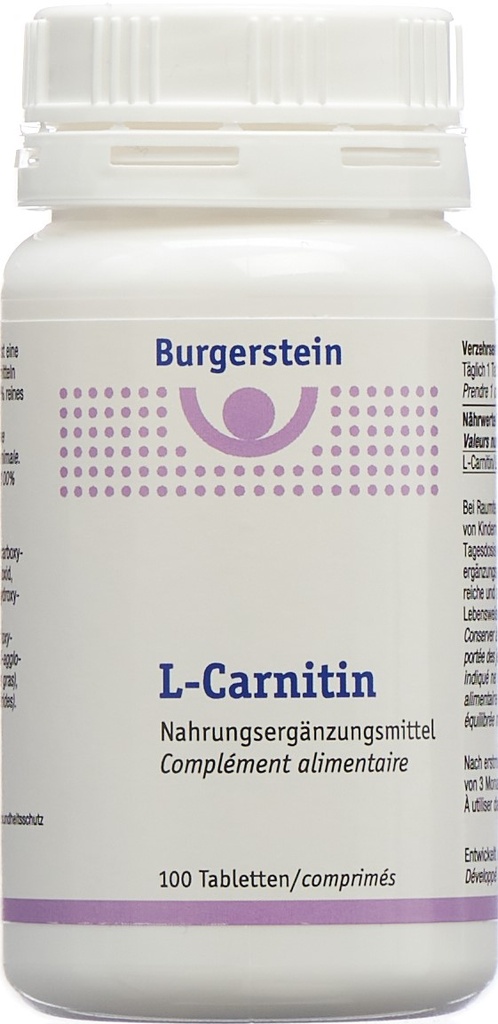 Burgerstein L-carnitine Comprimés