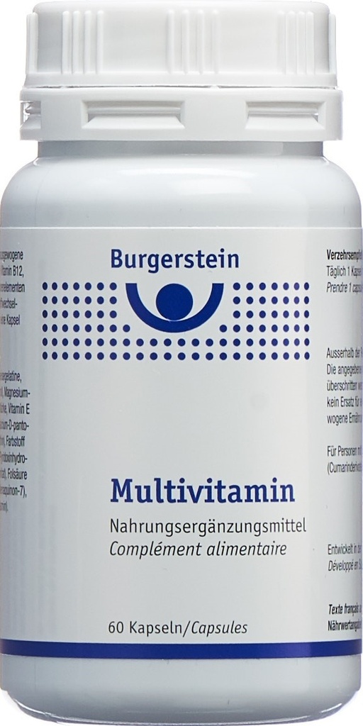 Gélules multivitaminées Burgerstein