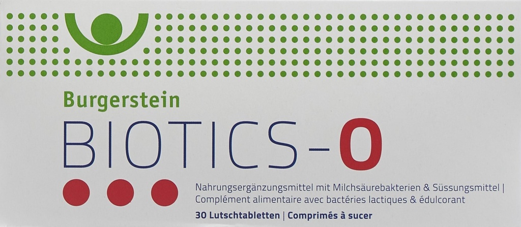 Burgerstein Biotics-O 30 comprimés