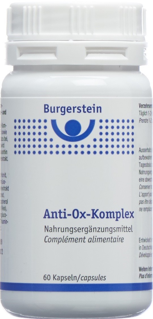 Burgerstein Gélules Anti-Ox-Complexe