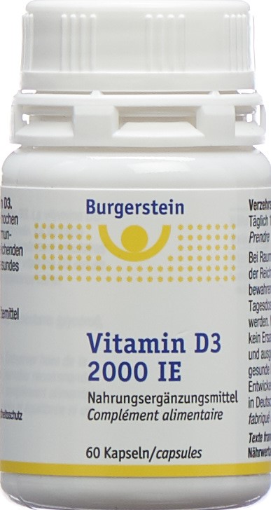Burgerstein Vitamine D3 2000 IE gélules